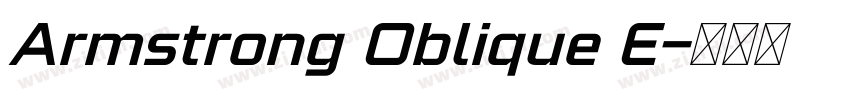 Armstrong Oblique E字体转换